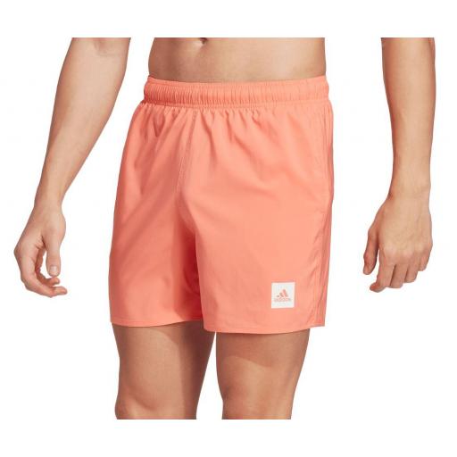 Bañador Adidas Short Lenght Solid Naranja Coral [1]