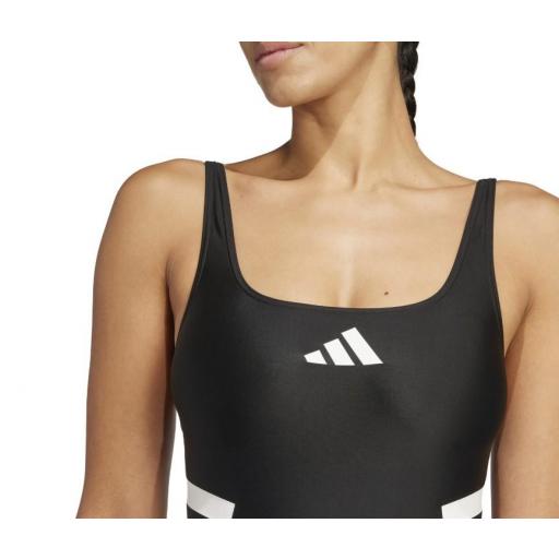 Bañador Adidas 3S U Back Suit Negro [1]