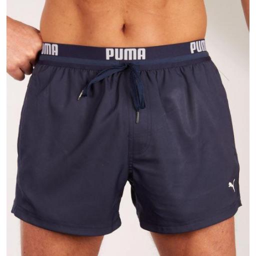 Bañador Puma Swim Men Logo Short Azul Marino [1]