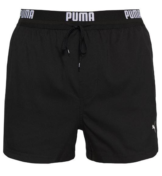 Bañador Puma Swim Men Logo Short Negro