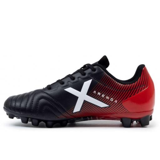 Bota Fútbol Munich Arenga Kid 315 AG Negro/Rojo [2]
