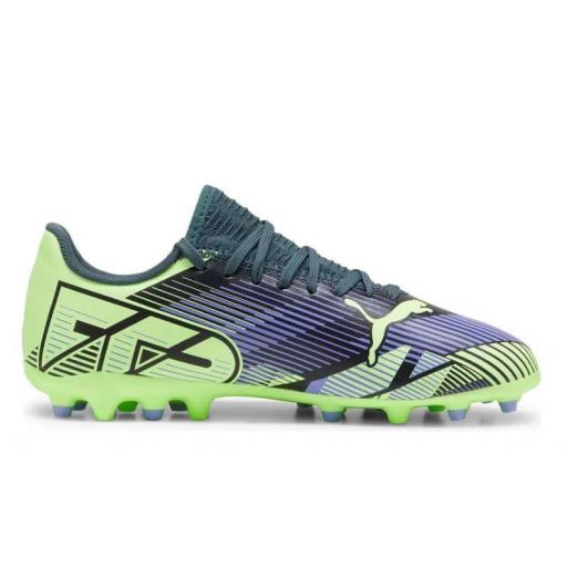 Bota Fútbol Puma Future 7 Play MG Jr Gray/Elektro Purple [1]