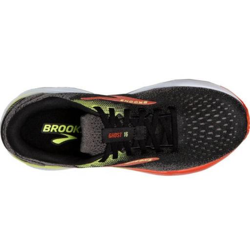 Zapatillas Brooks Ghost 16 Negro/Naranja/Amarillo [2]