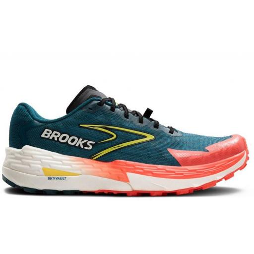 Zapatillas Brooks Catamount 4 Azul/Naranja