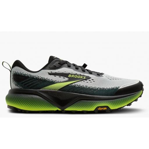 Zapatillas Brooks Cascadia 20 Gris/Negro/Verde