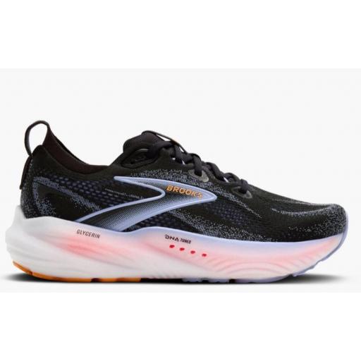 Zapatillas Brooks Glycerin 22 Mujer Negro/Morado