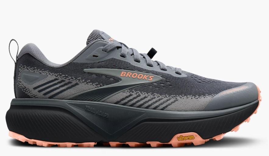 Zapatillas Brooks Cascadia 20 Mujer Gris/Melocotón