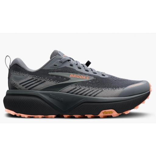 Zapatillas Brooks Cascadia 20 Mujer Gris/Melocotón