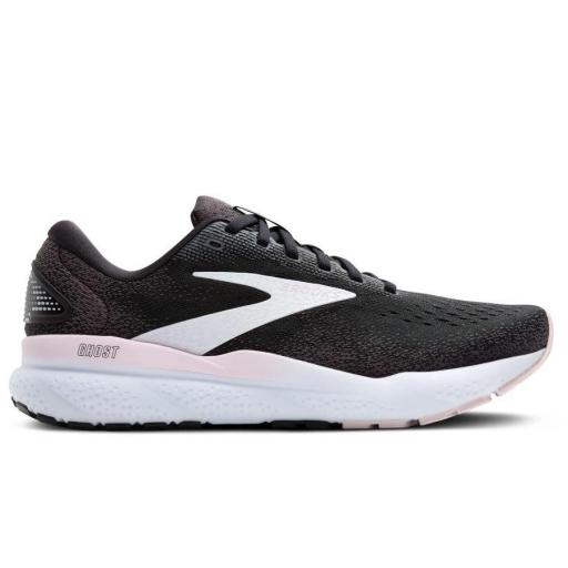 Zapatillas Brooks Ghost 16 Negro/Blanco/Rosa