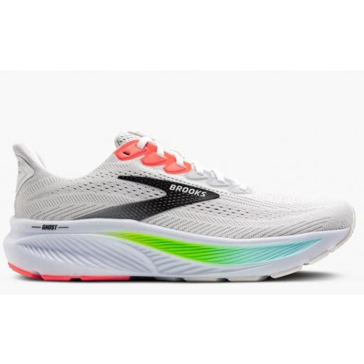 Zapatillas Brooks Ghost 17 Gris/Blanco
