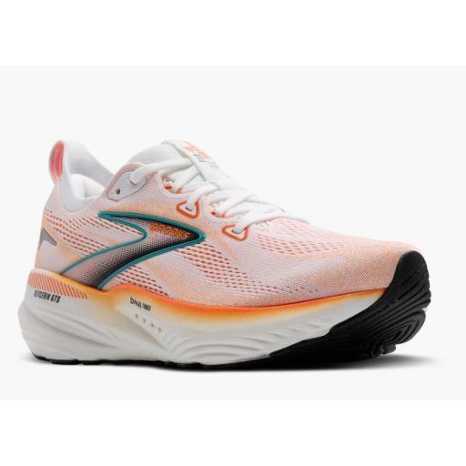 Zapatillas Brooks Glycerin GTS 22 Blanco/Naranja [1]