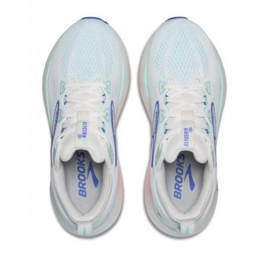 Zapatillas Brooks Glycerin 22 Blanco/Turquesa [3]