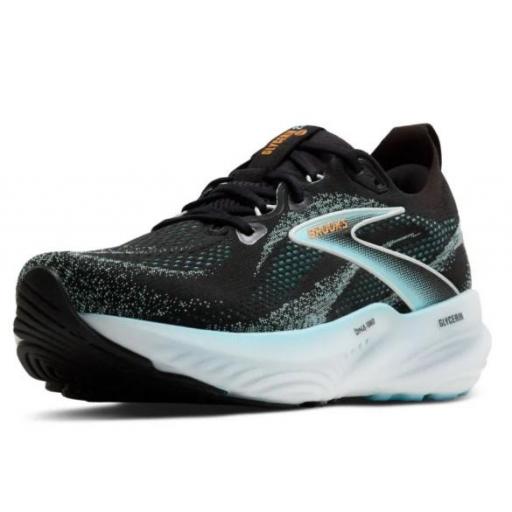 Zapatillas Brooks Glycerin 22 Negro/Celeste [2]