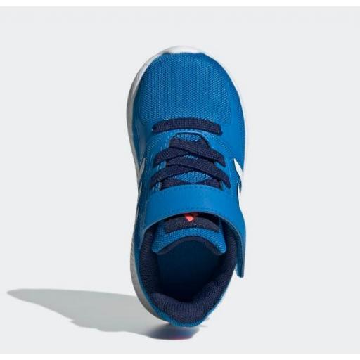 Zapatillas Adidas Runfalcon 2.0 I Velcro Niño Pequeño Azul [2]