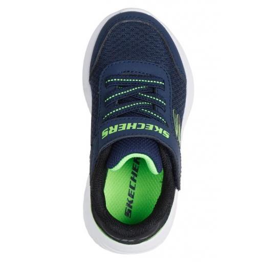Zapatillas Skechers Bounder-Trezic Velcro Niños Marino [2]