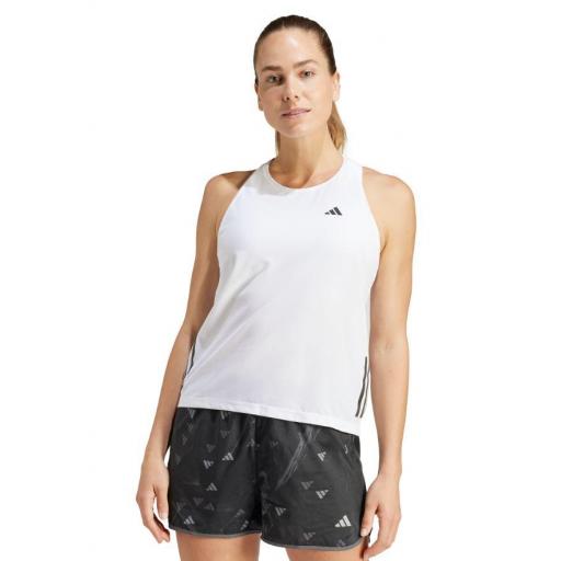 Camiseta Tirantes Adidas Own The Run Mujer Blanca [1]