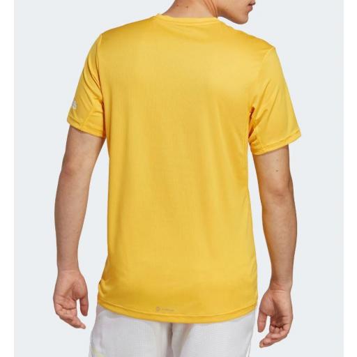 Camiseta Adidas Run It Tee Amarilla [3]