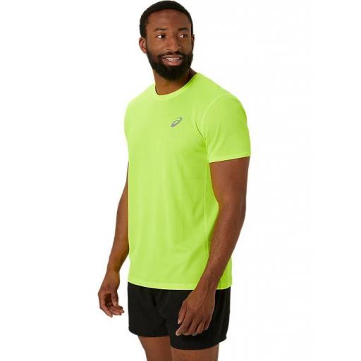 Camiseta Asics CORE SS Top Amarillo Fluor [1]