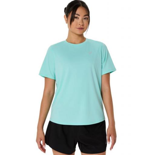 Camiseta Asics Core SS Top Mujer Verde Menta [0]