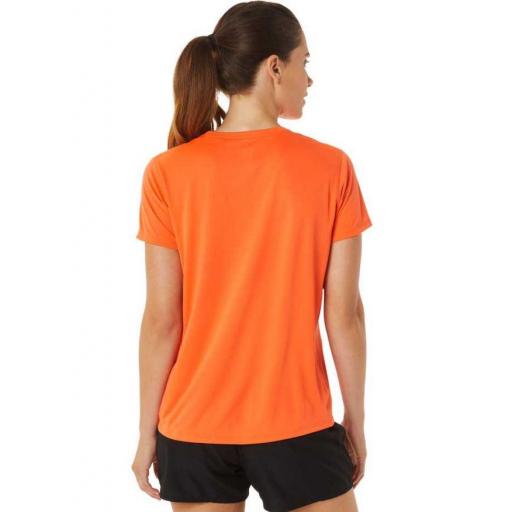 Camiseta Asics Core SS Top Mujer Naranja [2]