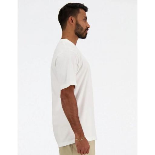 Camiseta New Balance Sport Essentials Algodón Blanca [2]