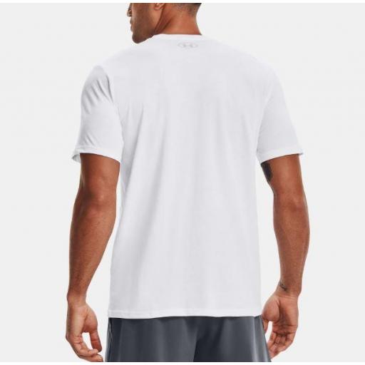 Camiseta Under Armour Team Issue Wordmark Blanca [2]