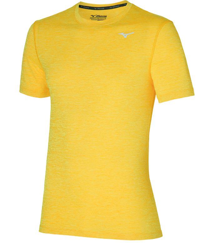 Camiseta Mizuno Impulse Core Tee Amarilla
