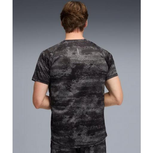 Camiseta Puma Run Velocity Camuflaje Negro/Gris [2]