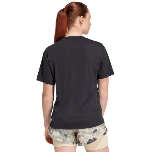 Camiseta Adidas Run Essentials W Negra [2]