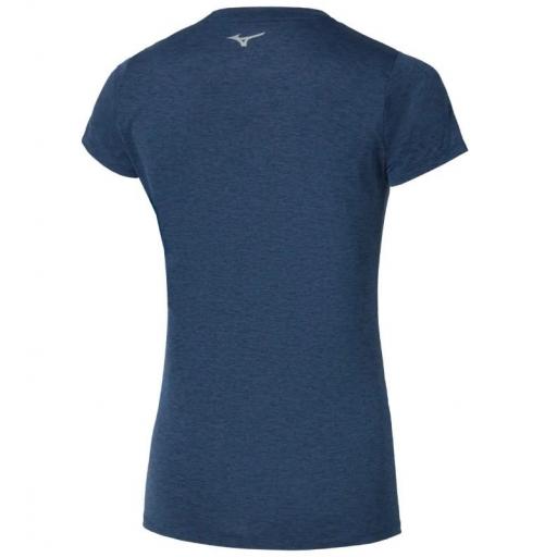 Camiseta Mizuno Core Impulse Mujer Azul [1]