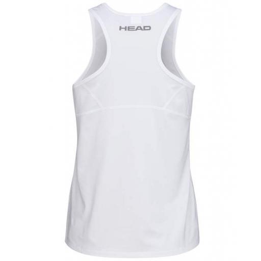 Camiseta Tirantes HEAD Club 22 Tank Mujer Blanco [1]