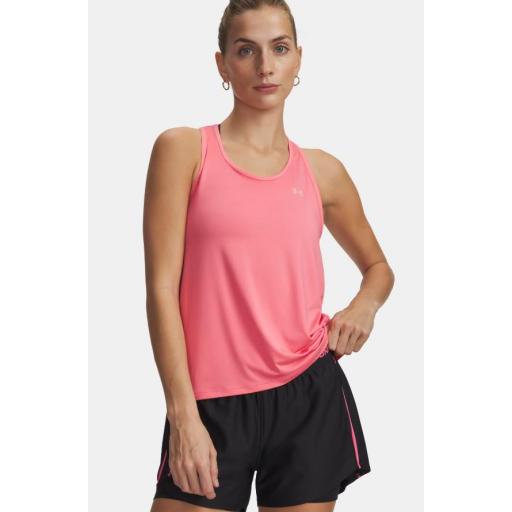 Camiseta Tirantes Under Armour Tech Knockout Rosa