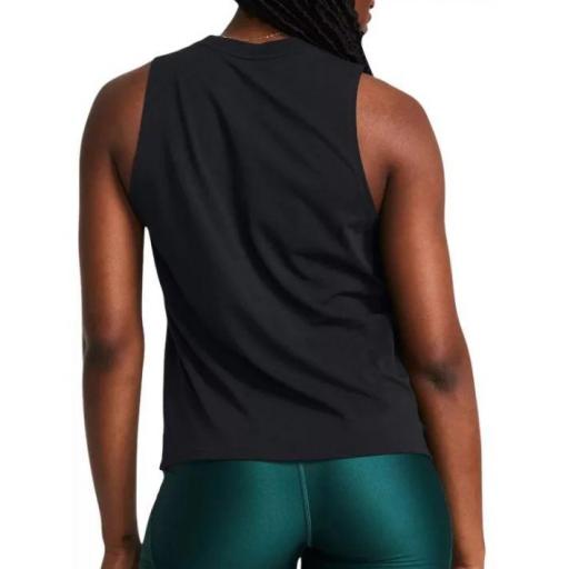 Camiseta Under Armour Rival Muscle Tank Mujer Negro [2]