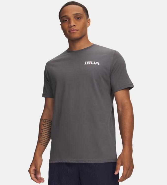 Camiseta Under Armour Athletics Logo Gris