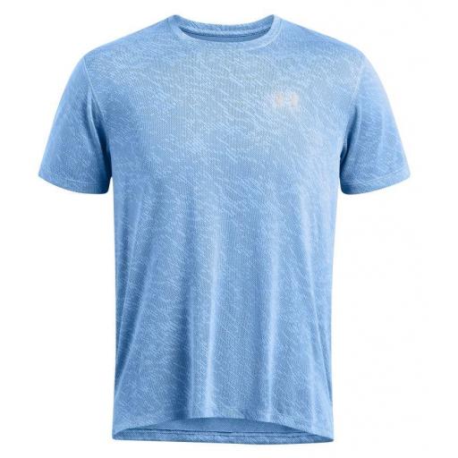 Camiseta Under Armour UA Launch Camo Azul