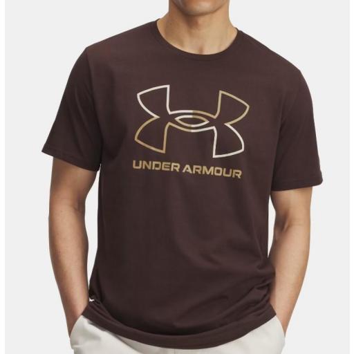 Camiseta Under Armour GL Foundation Marrón/Dorado