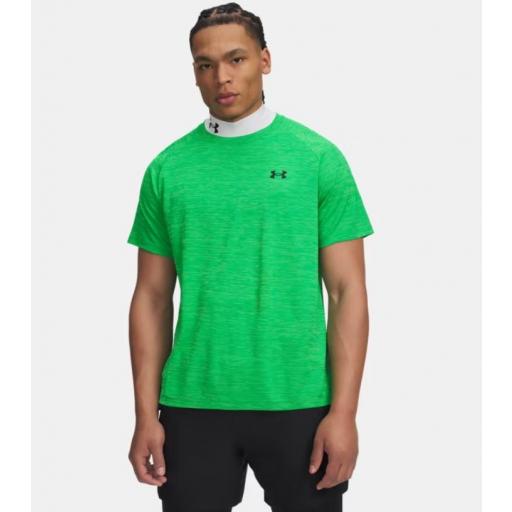 Camiseta Under Armour Tech Textured SS Verde [0]