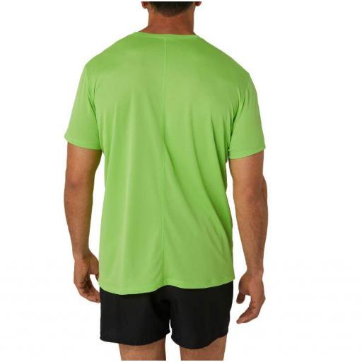 Camiseta Asics Core SS Logo Top Verde/Azul [1]