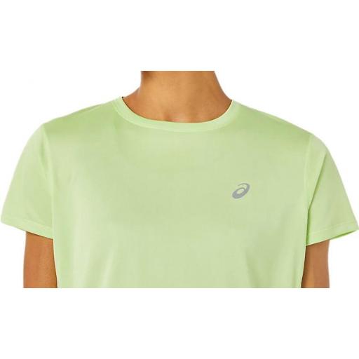Camiseta Asics Core SS Top Mujer Verde Claro [1]