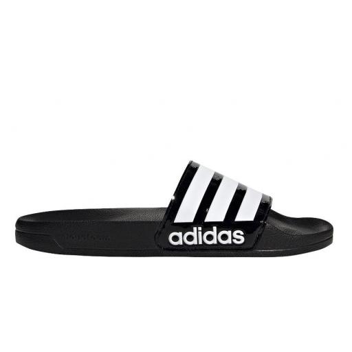 Chanclas Adidas Adilette Shower Negro Brillante/Blanco [2]