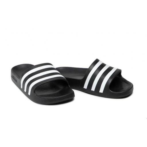 Chanclas Adidas Adilette Aqua Negro/Blanco [1]