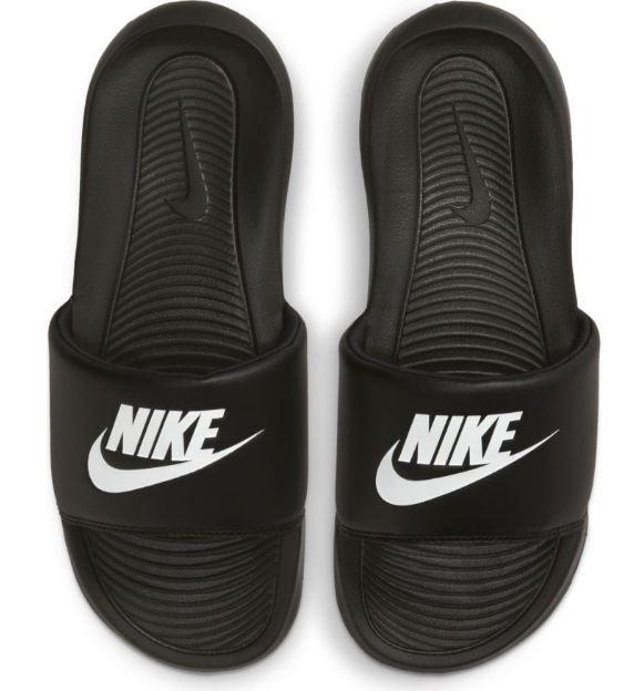 Chanclas Nike Victori One Slide Mujer Negro/Blanco