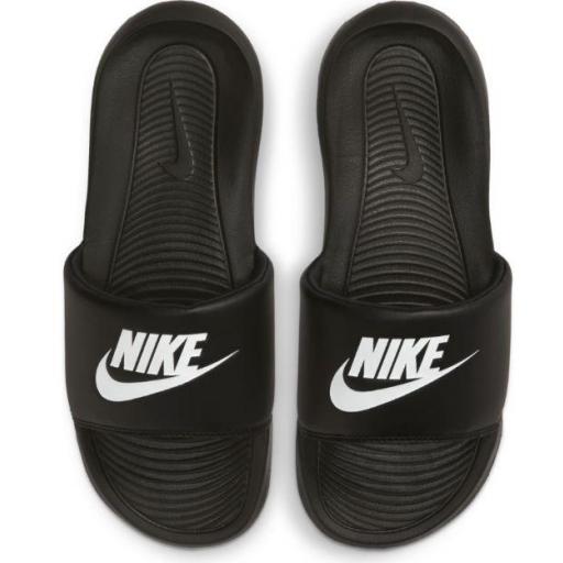 Chanclas Nike Victori One Slide Mujer Negro/Blanco