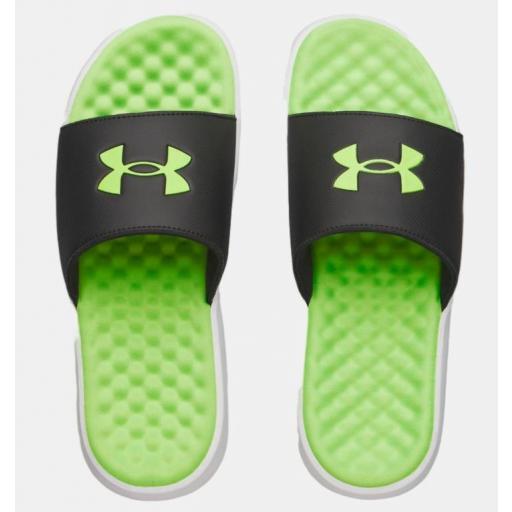 Chanclas Under Armour Ignite Pro 8 Fixed Verde/Negro [0]