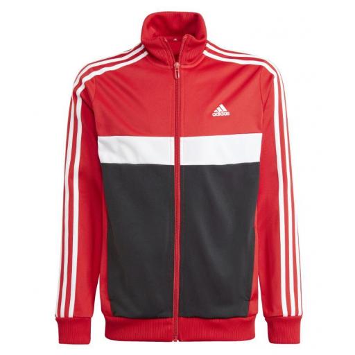 Chándal Adidas Tiberio 3S Tracksuit Niños Rojo/Negro [1]