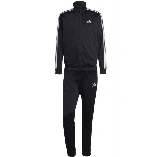 Chándal Adidas Sportswear Basic 3s Tricot Negro