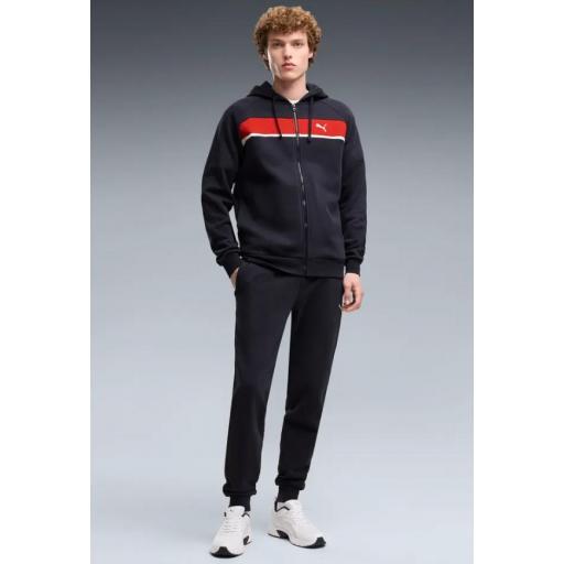 Chándal Puma Sweat Suit FL Azul Marino/Rojo [1]