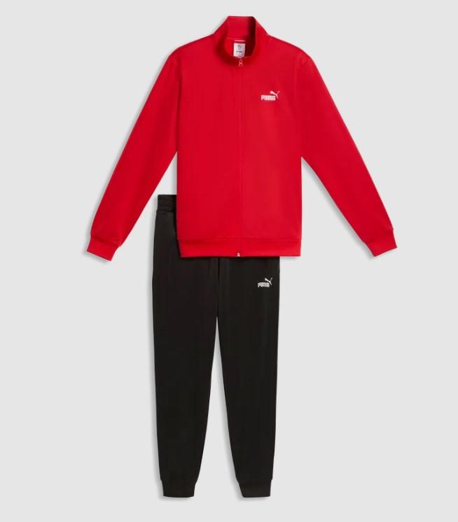 Chándal Puma ESS Poly Suit Rojo/Negro