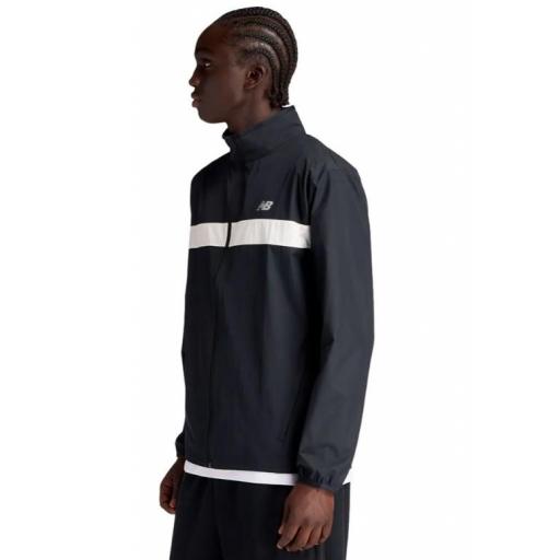 Cortavientos New Balance Sport Essentials Jacket Negro/Blanco [1]