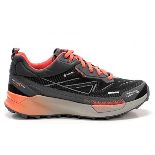 Zapatillas Senderismo Chiruca Sucre Lady 08 GTX Gris/Coral